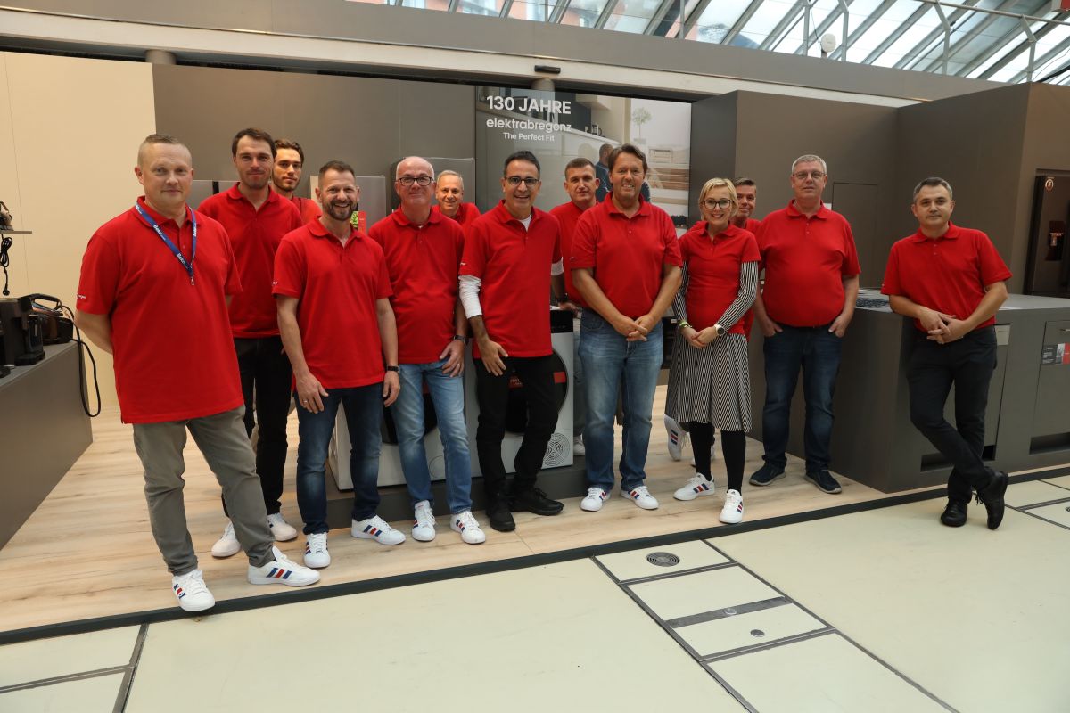 Das Team der Beko Austria AG auf den Elektrofachhandelstagen.