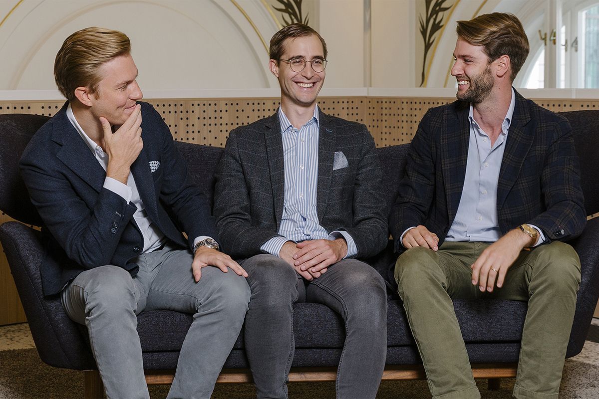 v.l.n.r.: Lukas Müller, Paul Brezina und Tobias Leodolter sorgen für gute Stimmung bei Immobilienanlegern und Investoren