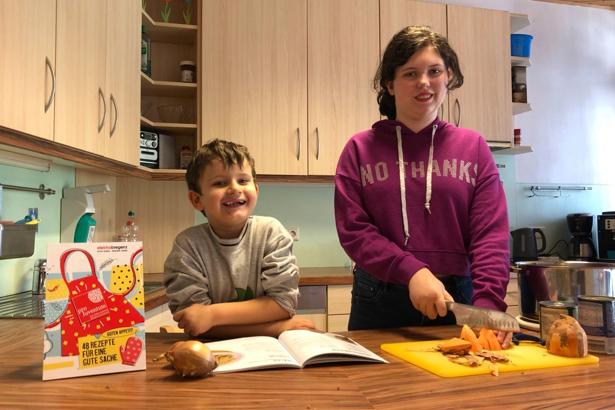 Kinder der Pro Juventute Wohngemeinschaft Klosterneuburg