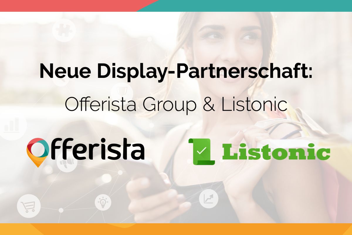 Die Offerista Group kooperiert mit der internationalen Einkauflisten App Listonic 