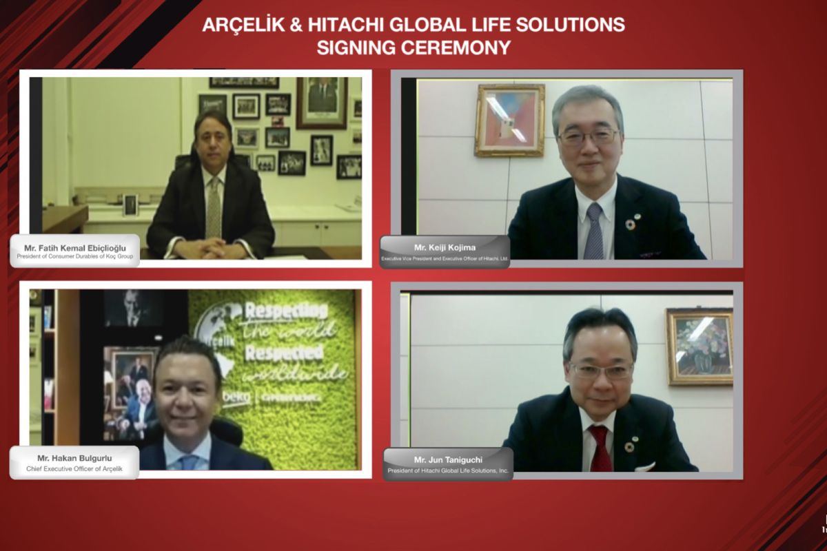 Arçelik und Hitachi Global Life Solutions kündigen ihre Absicht an, ein Joint Venture im weltweiten Haushaltsgerätegeschäft (ohne Japan) zu gründen