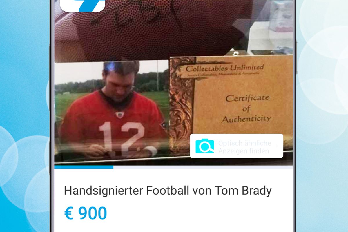 Tom Brady Football auf willhaben